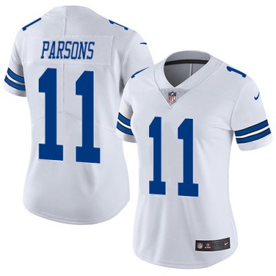 Nike Dallas Cowboys #11 Micah Parsons White Women's Stitched NFL Vapor Untouchable Limited Jersey